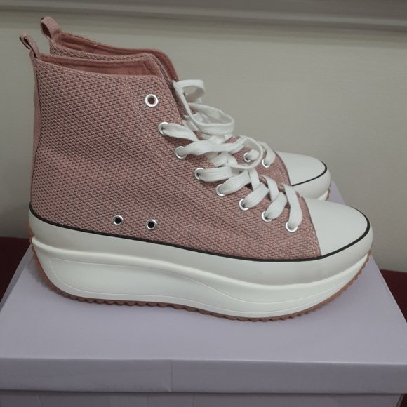 Madden Girl High Top Platform  Sneaker. Sz 9 - Picture 5 of 7